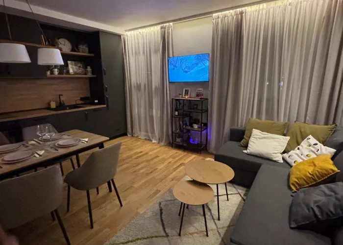 Daire Ski-in Flat Next To Road At Mountain View *